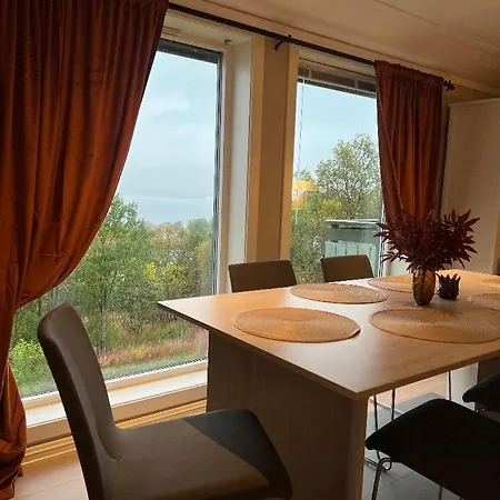 公寓 Wonderful Seaview 特罗姆瑟